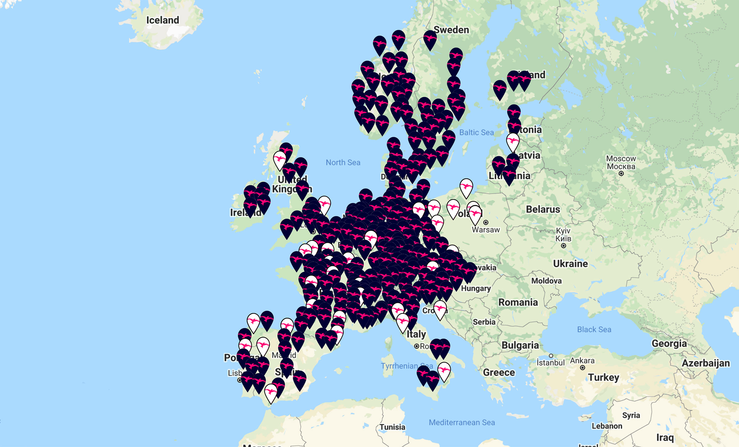 Ionity Mappa