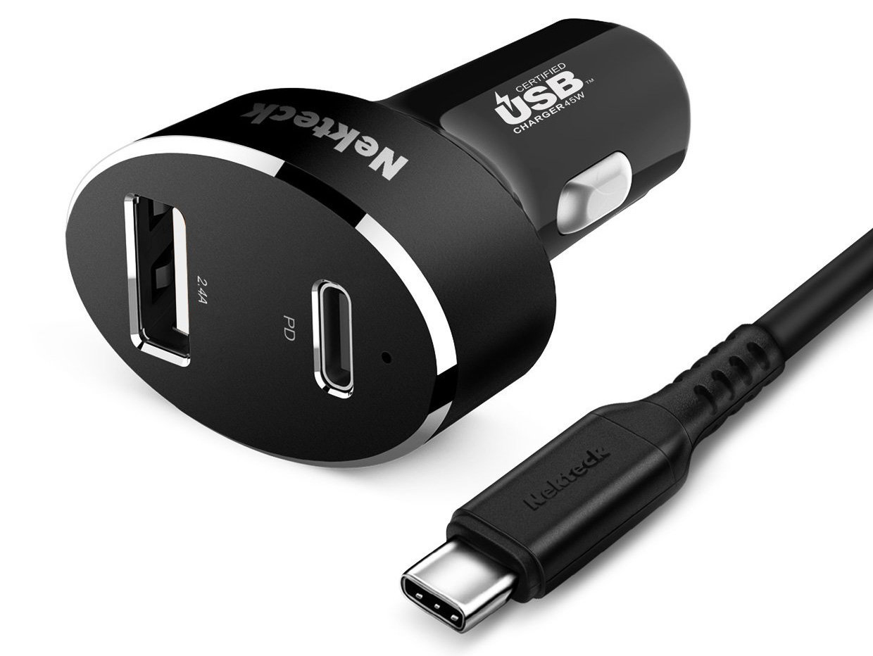 Nekteck USB-C 45W, caricatore USB per auto