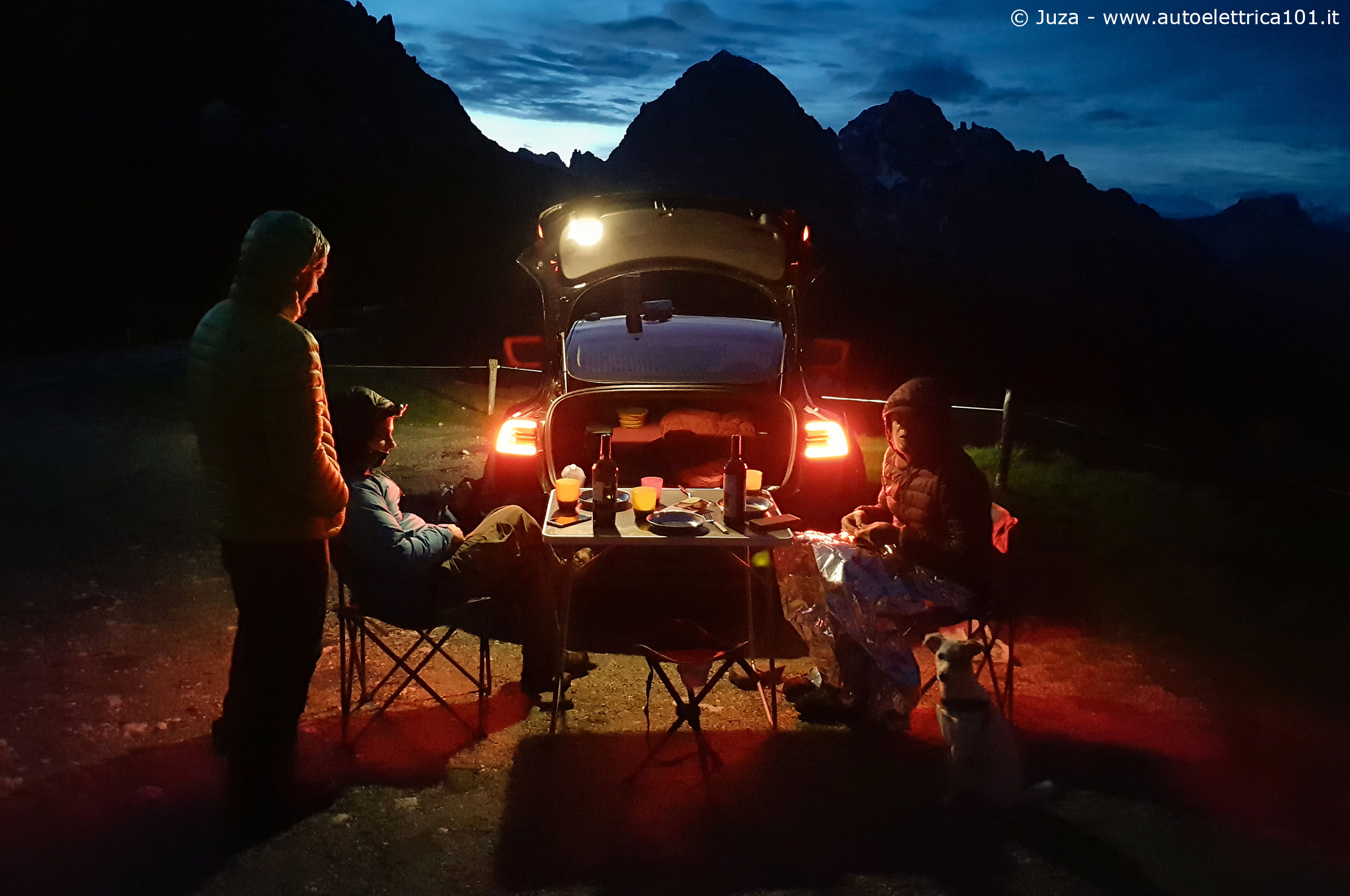 Tesla Model 3 come camper