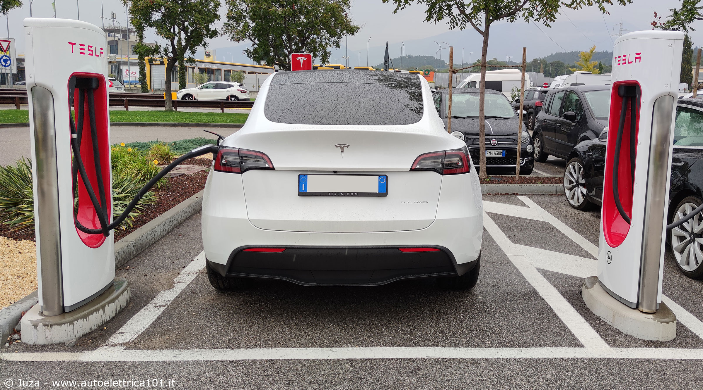 Tesla Model Y, retro