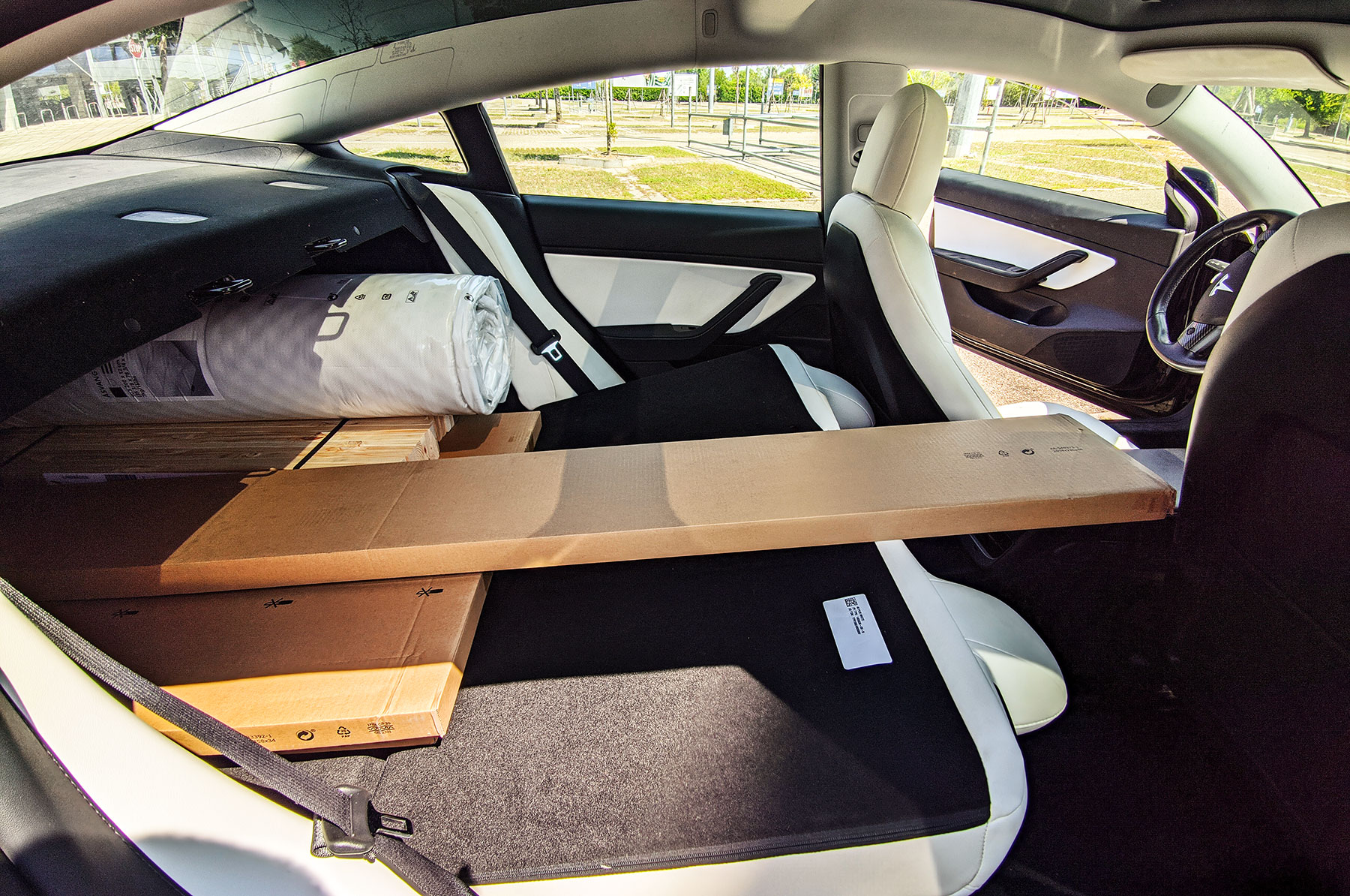 Spazio cargo Tesla Model 3