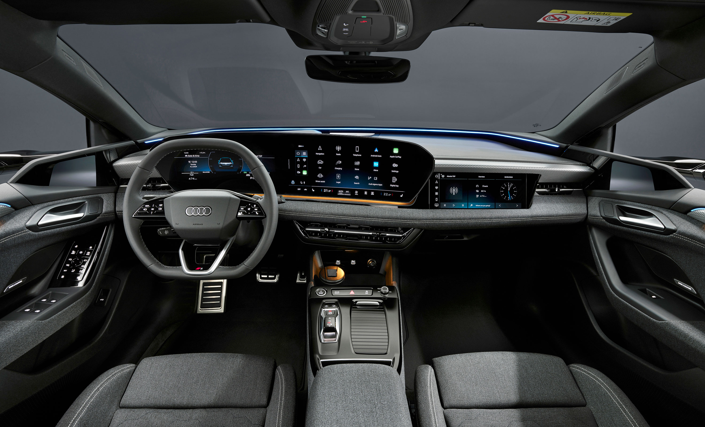 Audi A6, interni