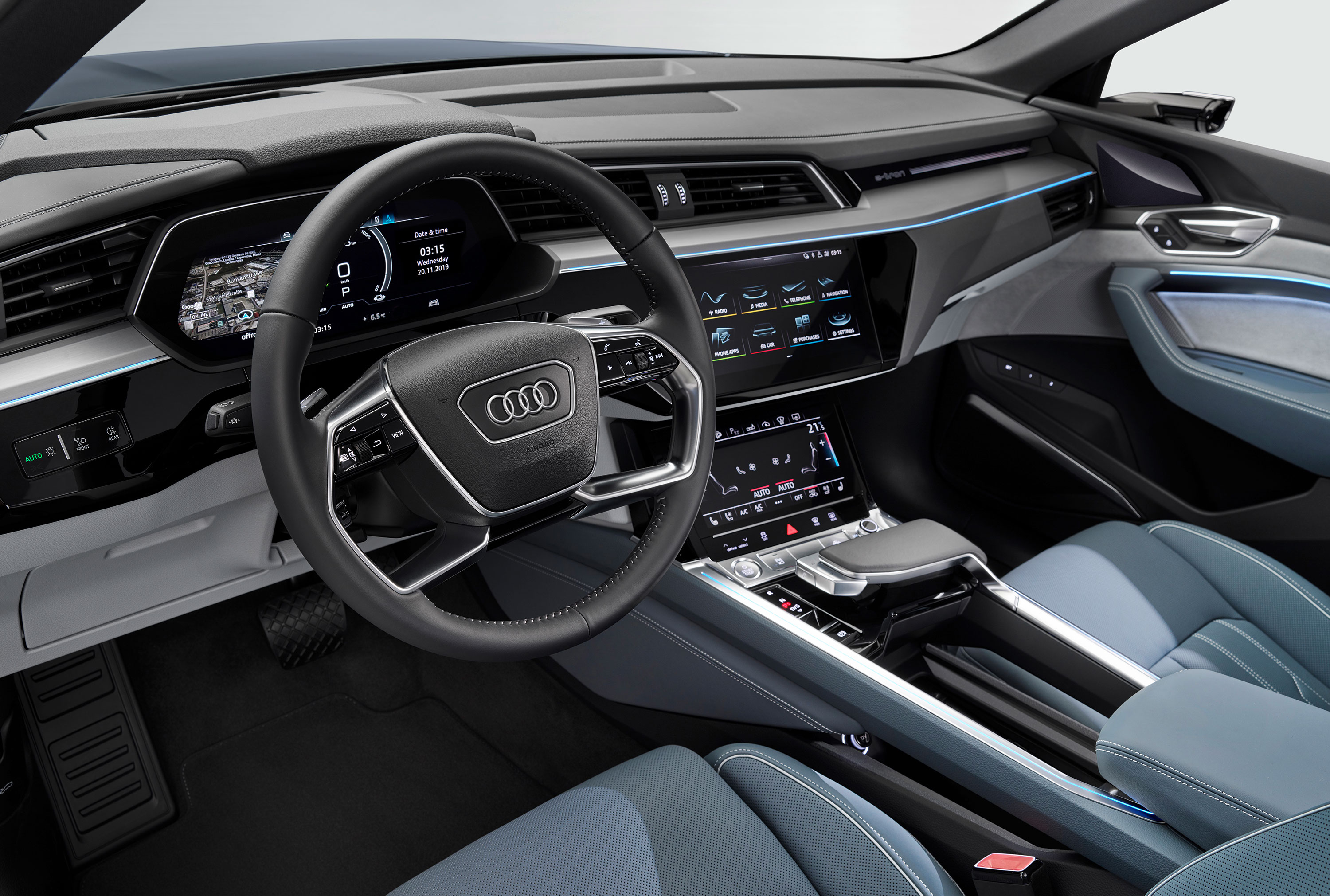 Audi E-Tron Sportback, interni