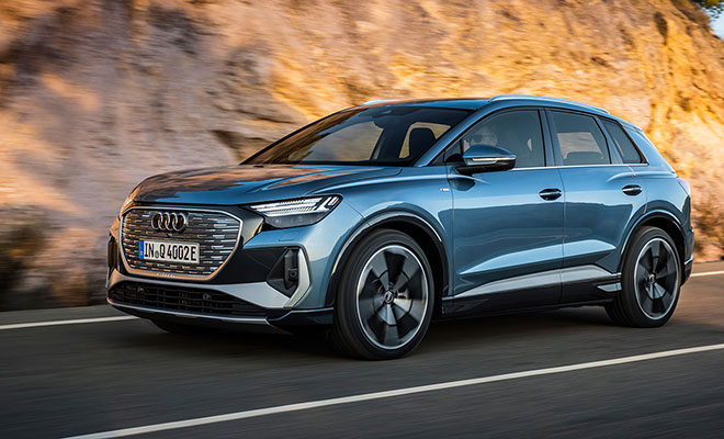Audi Q4, laterale