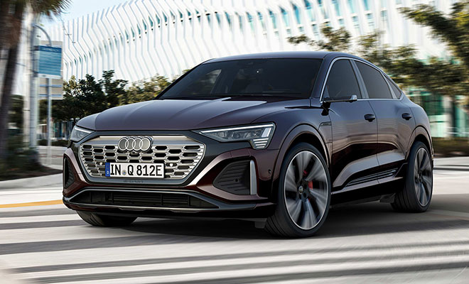 Audi Q8 Sportback, laterale
