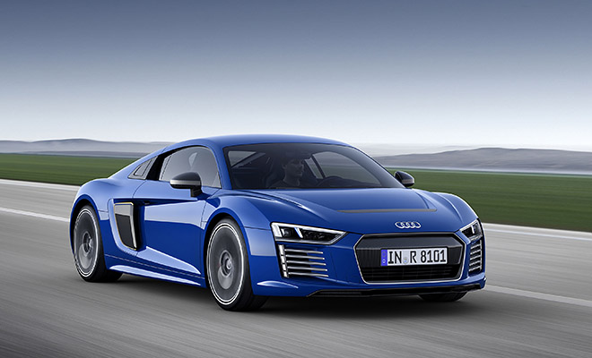 Audi R8 e-tron, laterale