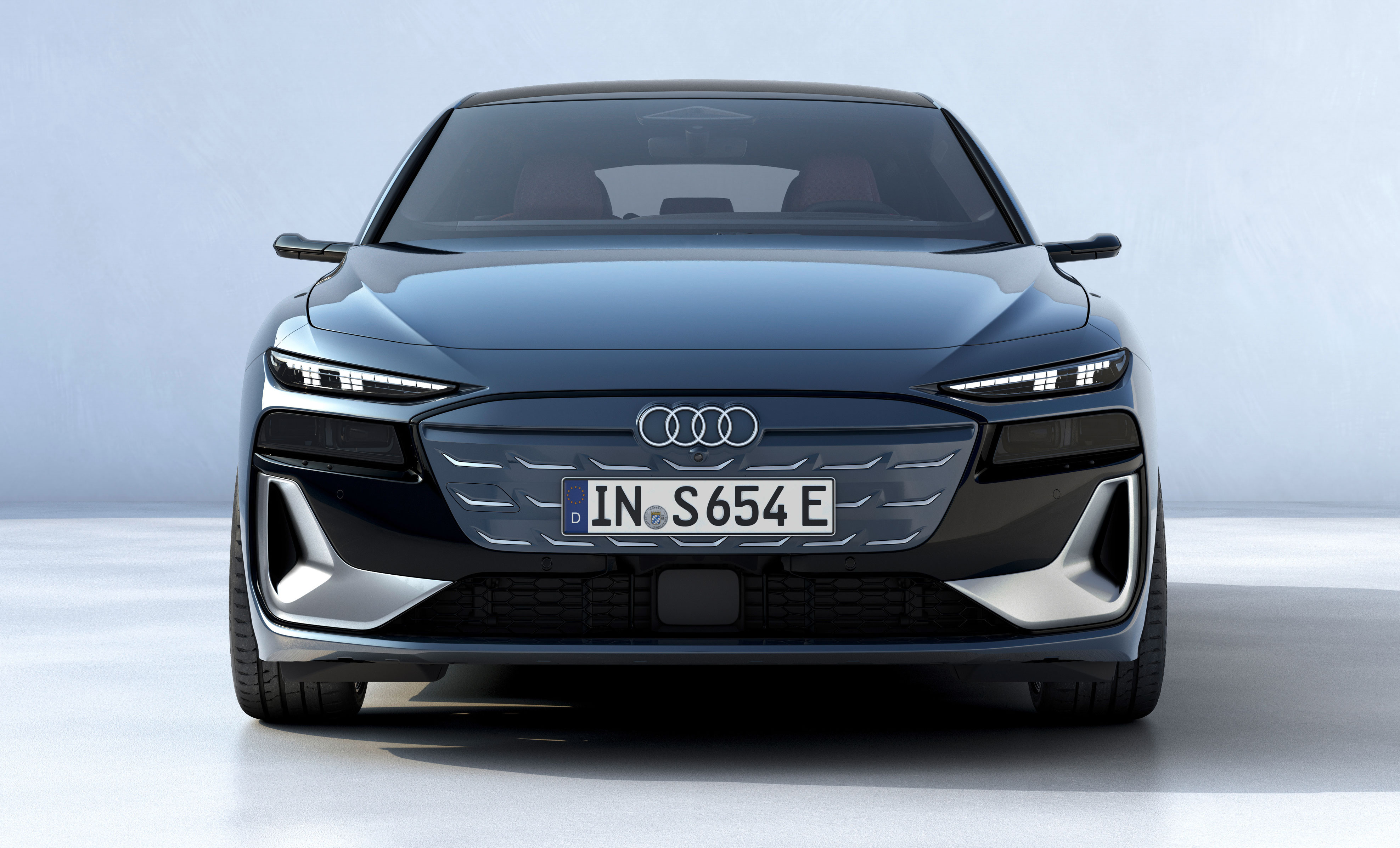 Audi A6 Avant, vista frontale