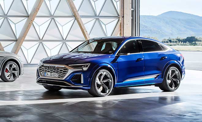 Audi Q8 Sportback, laterale