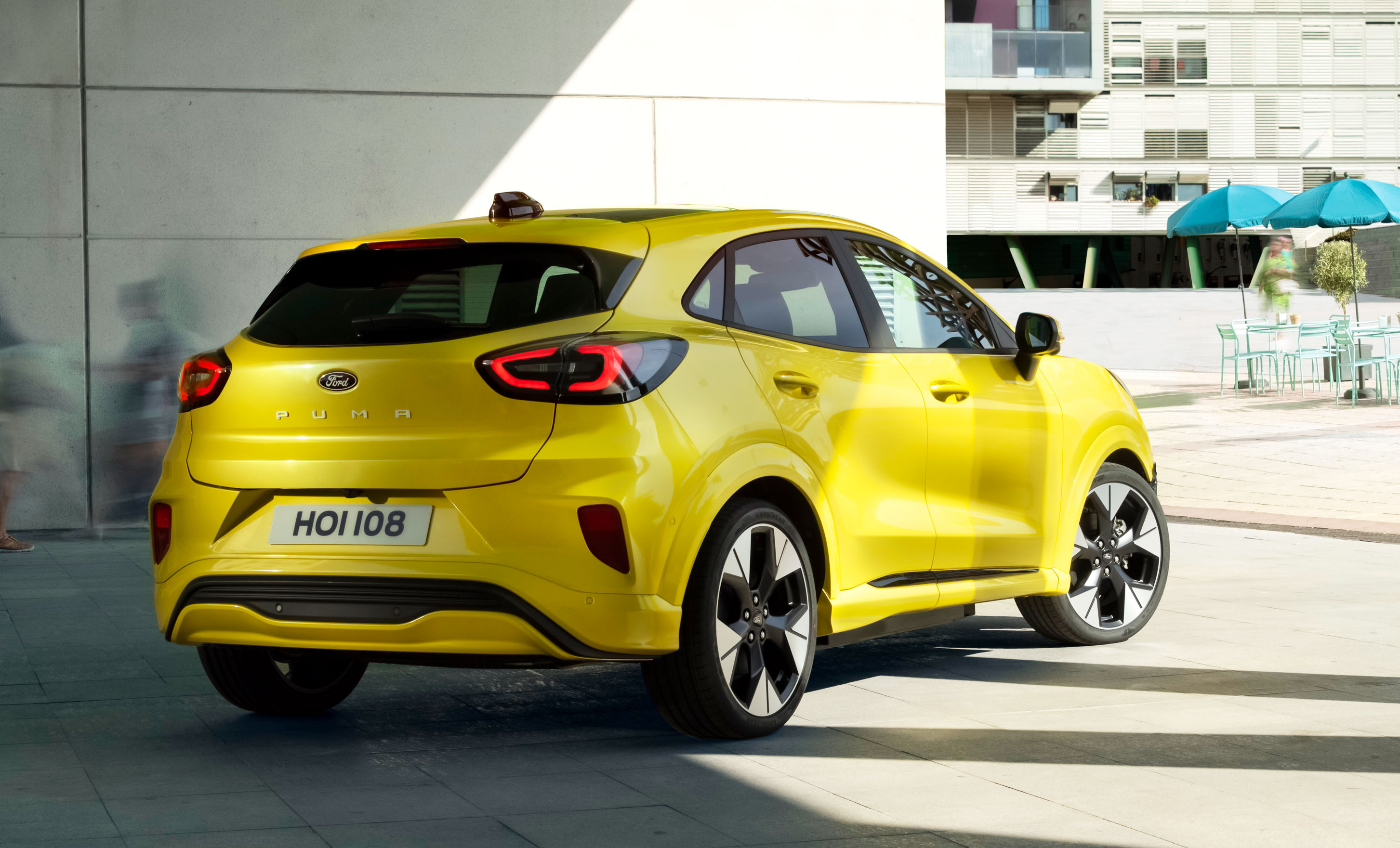 Ford Puma Gen-E, vista posteriore