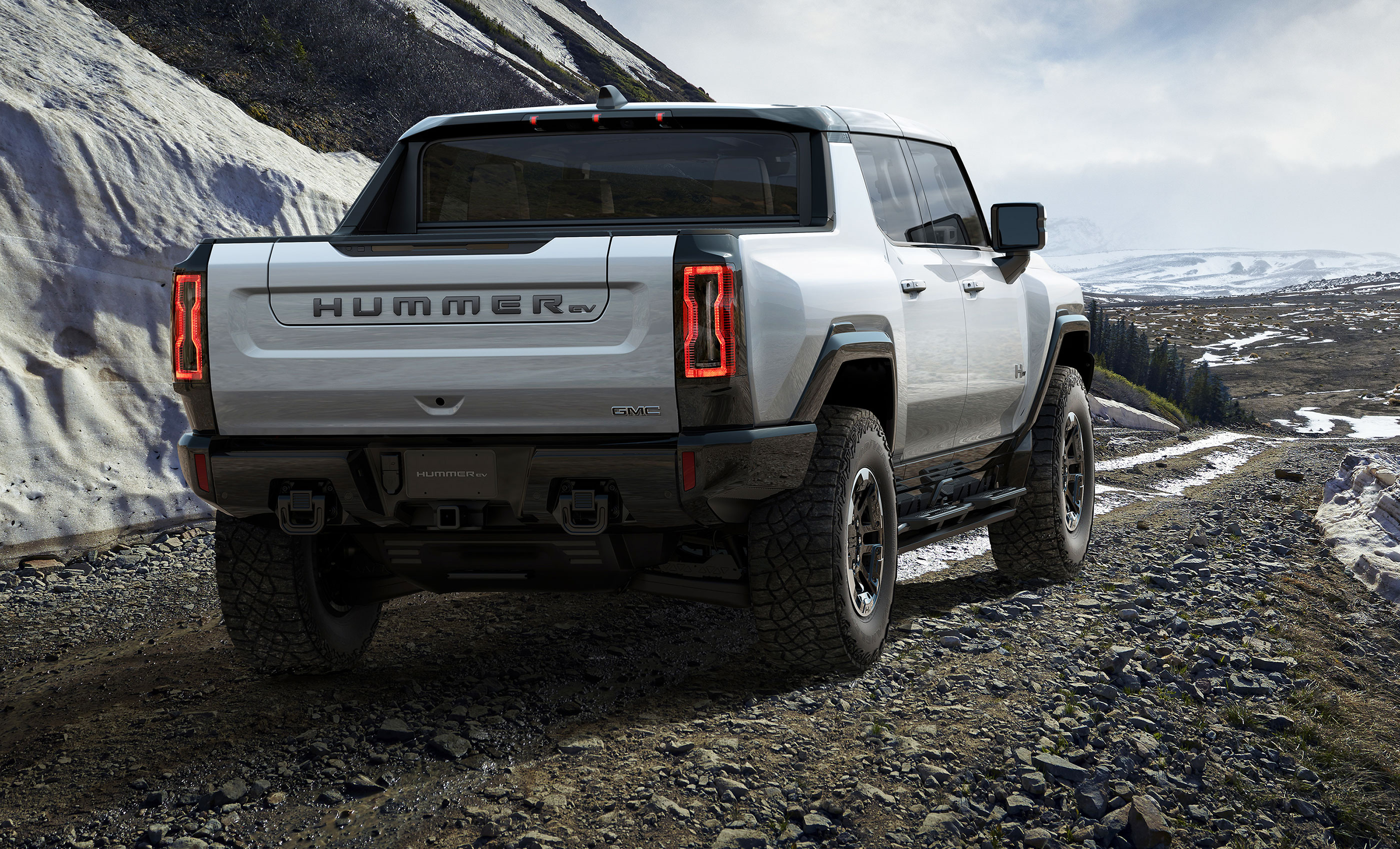 Hummer EV, vista posteriore