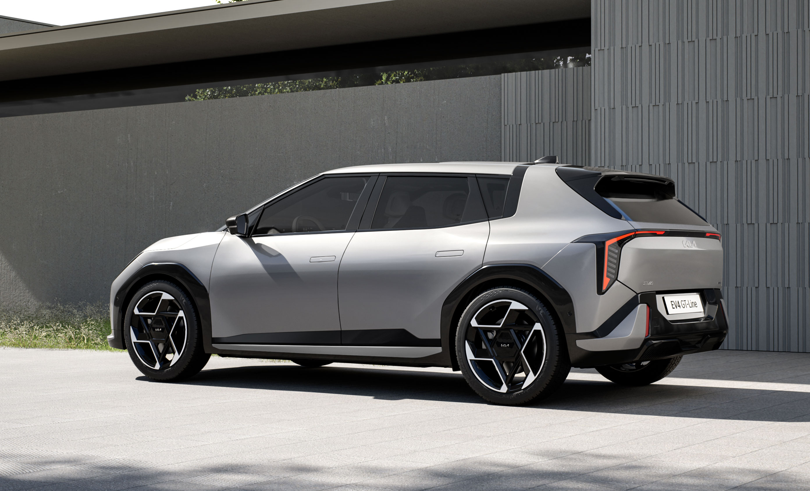 KIA EV4 Hatchback, vista posteriore