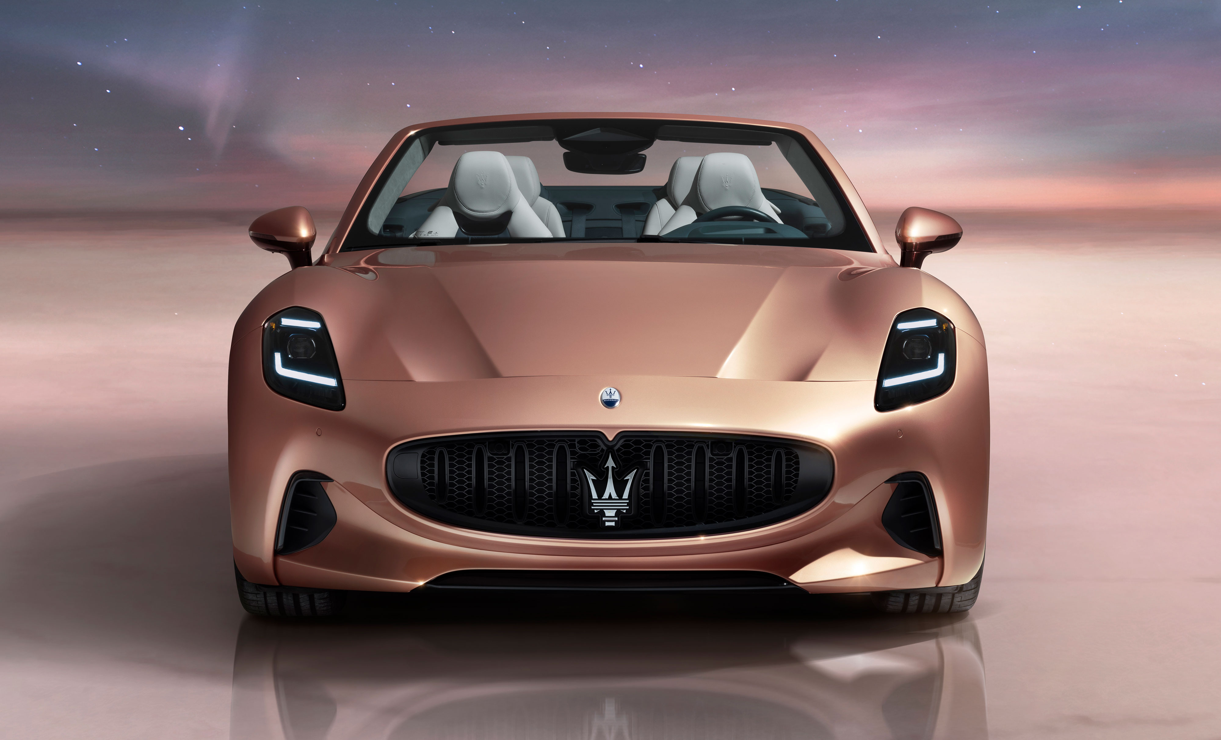 Maserati GranCabrio Folgore, vista frontale