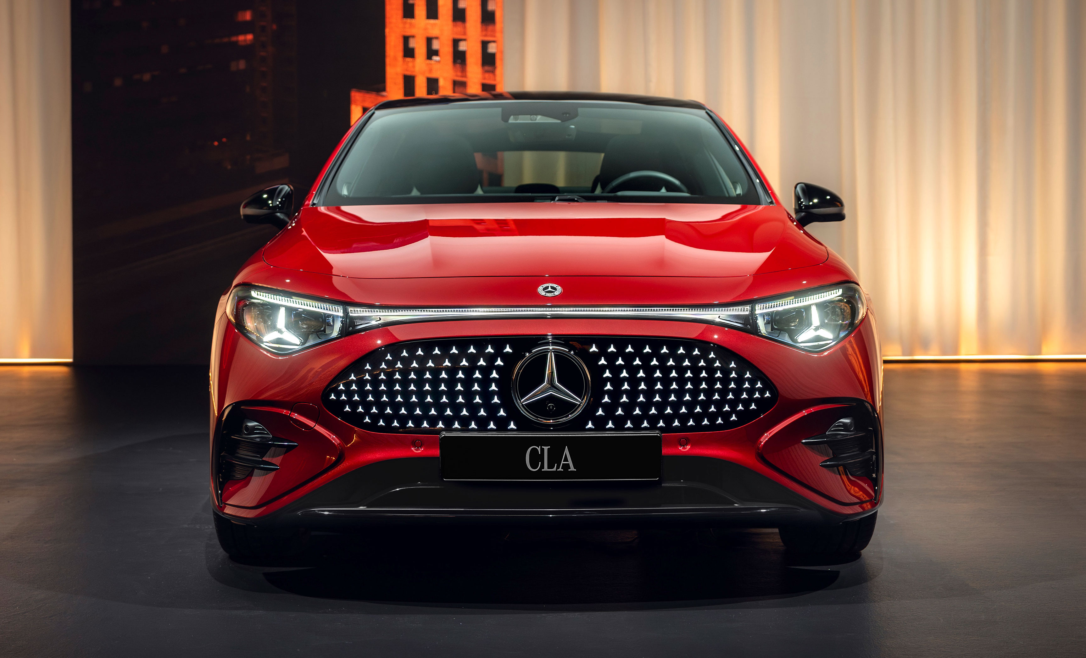 Mercedes CLA, vista frontale