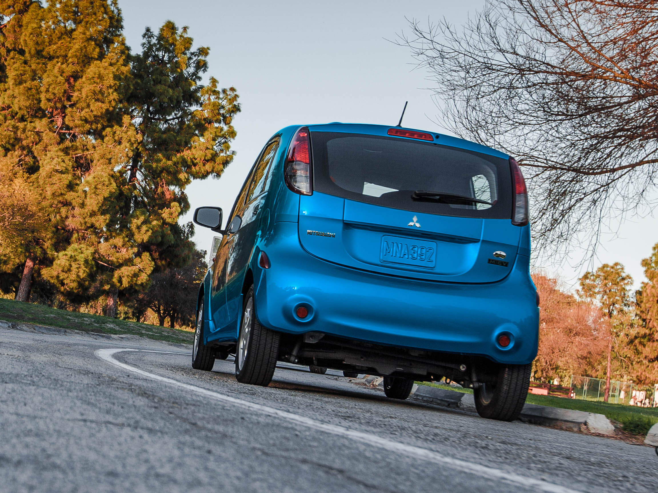 Mitsubishi i-MiEV, vista posteriore