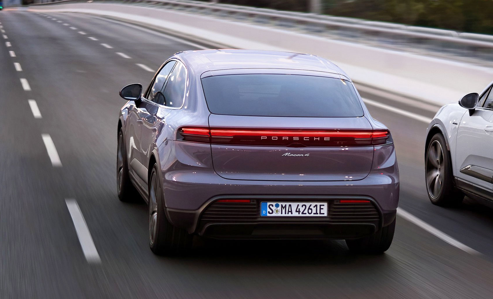 Porsche Macan Electric, vista posteriore