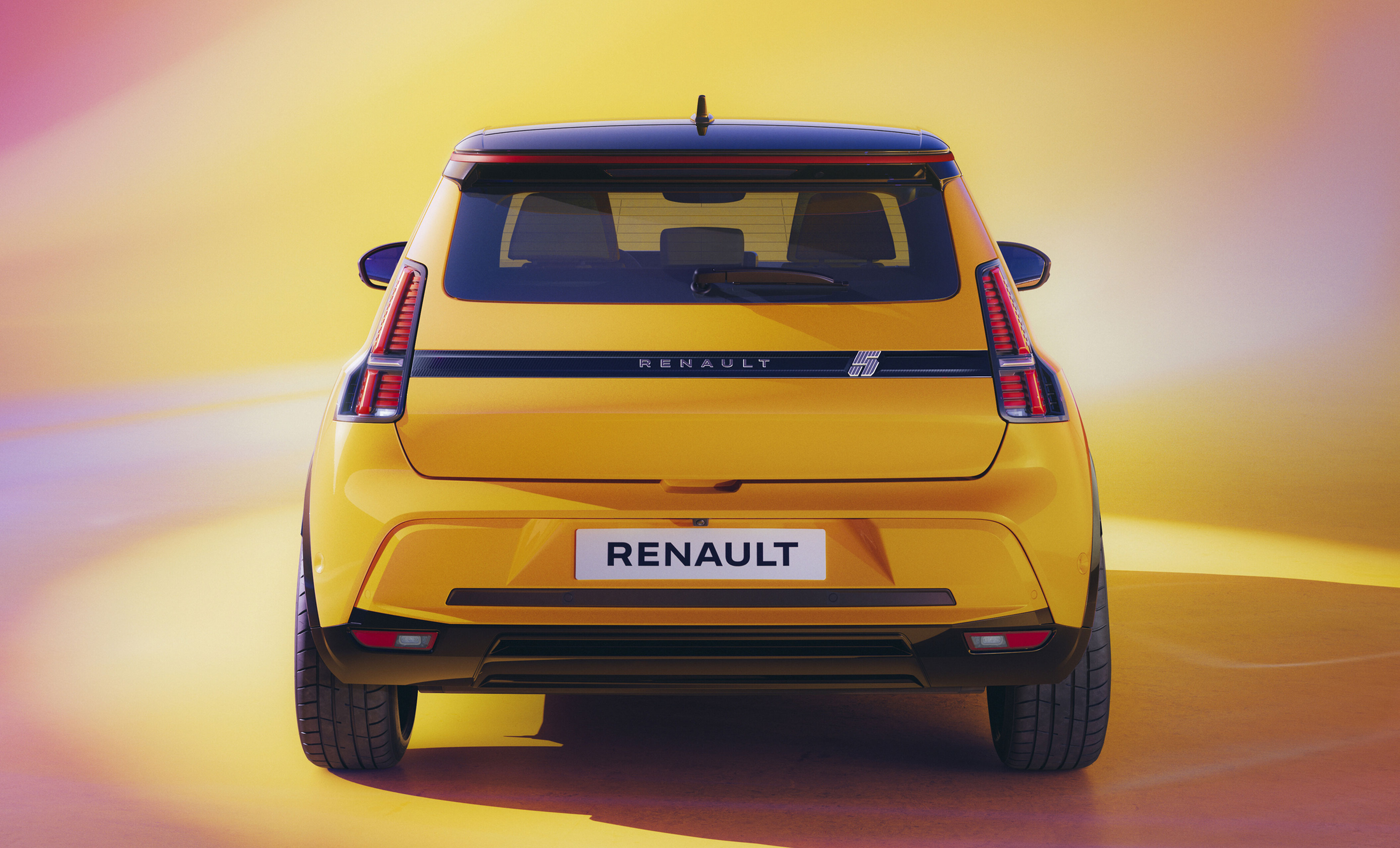Renault 5, vista posteriore