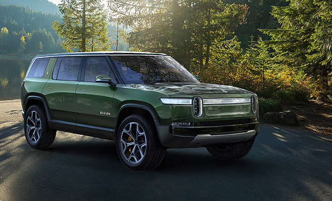 Rivian R1S, laterale